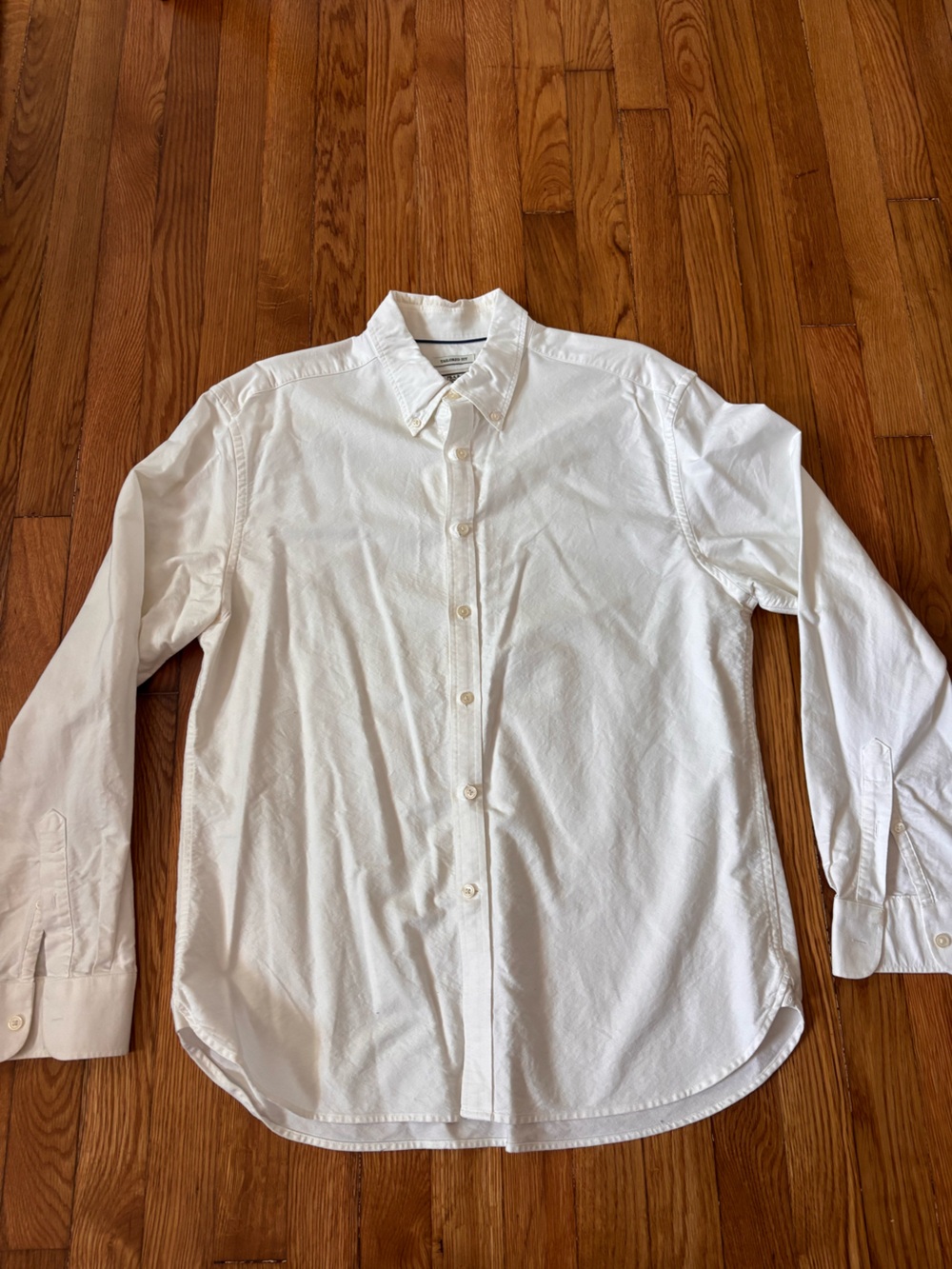 Jos A Bank White Tailored Fit Dress Shirt